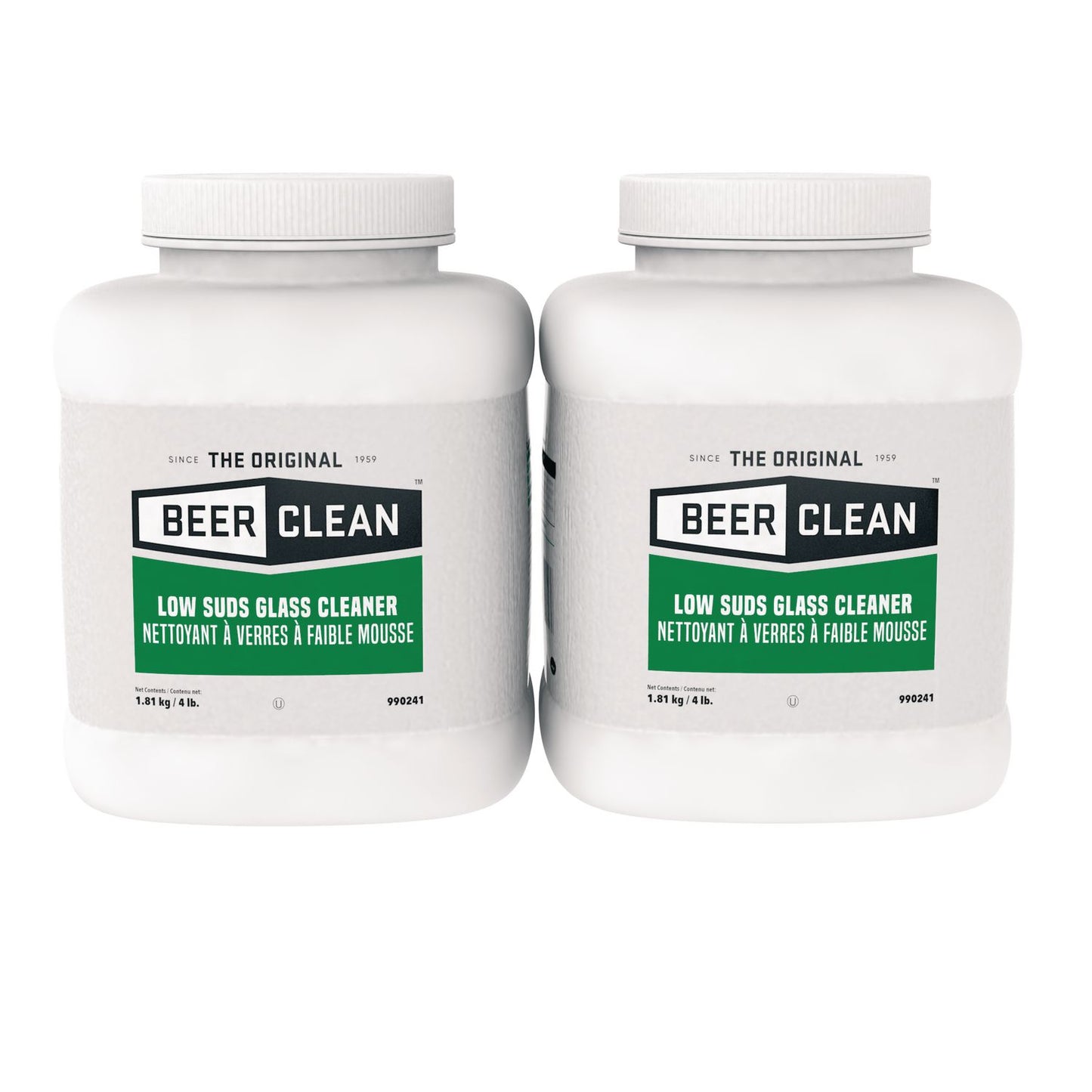 Diversey™ Beer Clean Glass Cleaner, Powder, 4 lb. Bucket, 2/Carton (DVO990241)