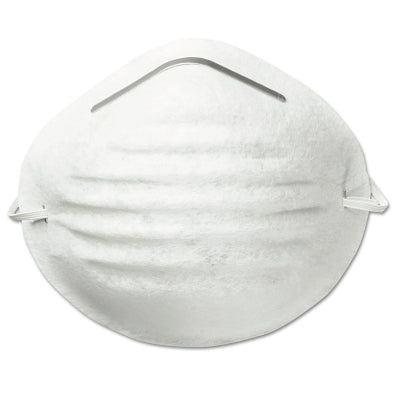 Honeywell Nuisance Disposable Dust Mask, Half Facepiece, White, One Size (068-14110094CC)