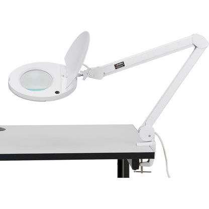 Global Industrial 3 Diopter LED Magnifying Lamp, White (WB695232)