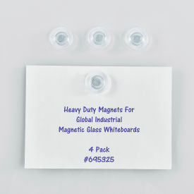 Global Industrial Heavy Duty Magnets, Pack of 4 (WB695325)
