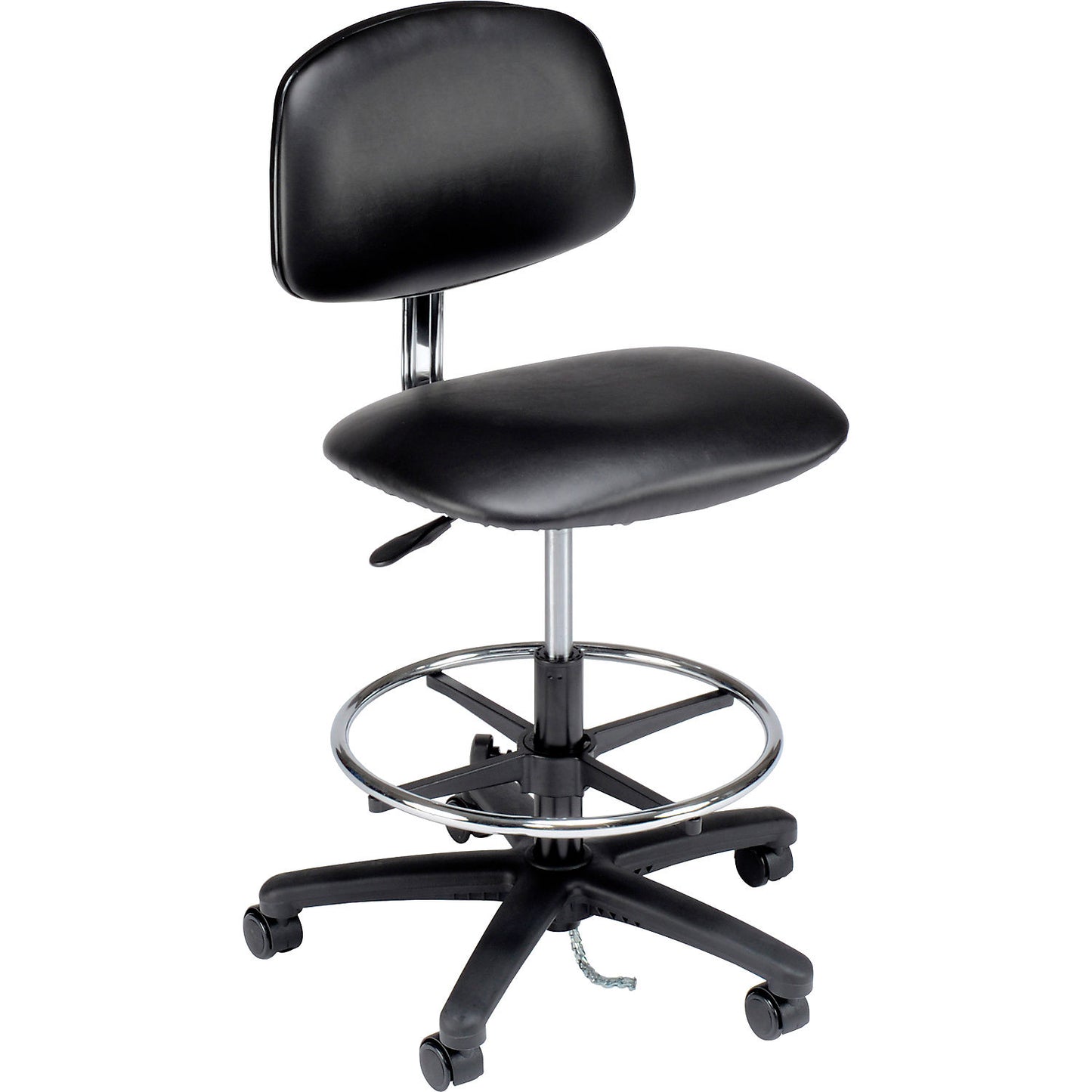 Interion ESD Stool - Vinyl - Black (WB695537)
