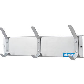 Interion 24"W Coat Rack with 3 Hooks - Silver (WB695714)