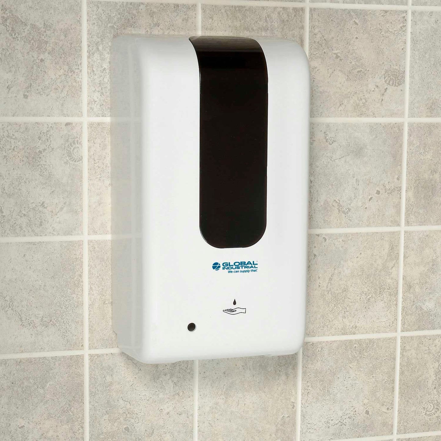 Global Industrial Automatic Hand Sanitizer/Liquid Soap Dispenser, 1200 ml Capacity (WB695750)