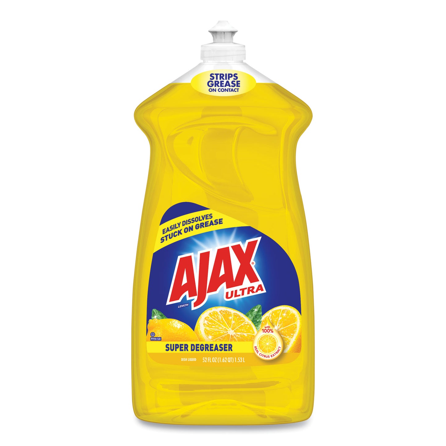 Ajax® Dish Detergent, Lemon Scent, 52 oz Bottle, 6/Carton (CPC49861)