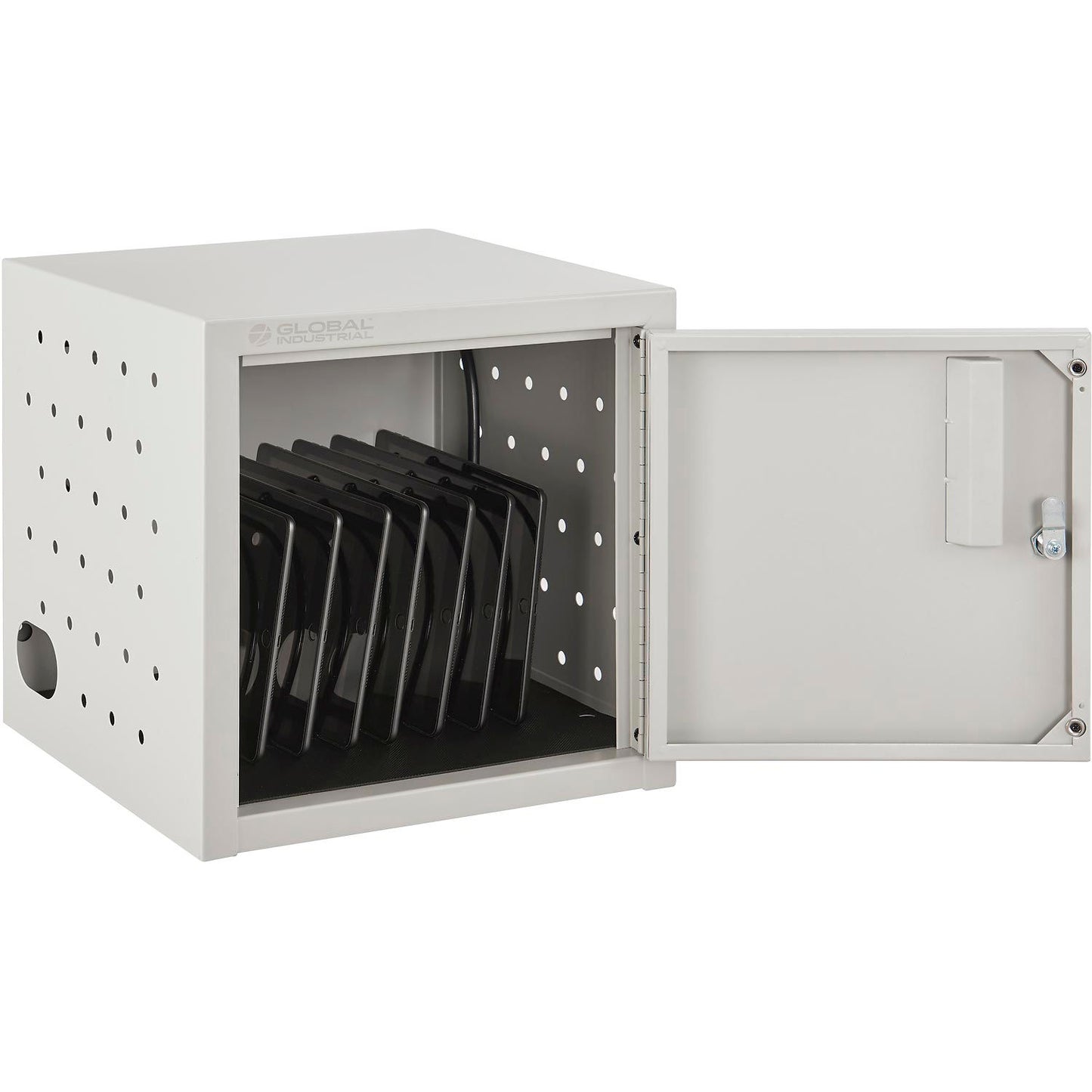 Global Industrial Wall/Desk Tablet Charging Station for 8 Devices, Beige (WB695966)