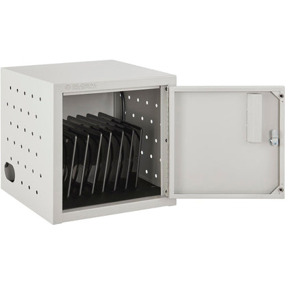 Global Industrial Wall/Desk Tablet Charging Station for 8 Devices, Beige (WB695966)