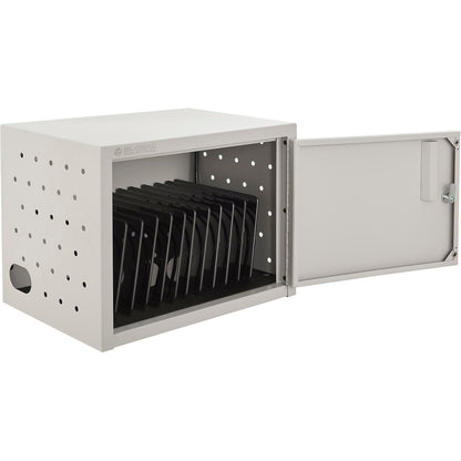 Global Industrial Wall/Desk Tablet Charging Cabinet For 12 Devices, Beige (WB695967)