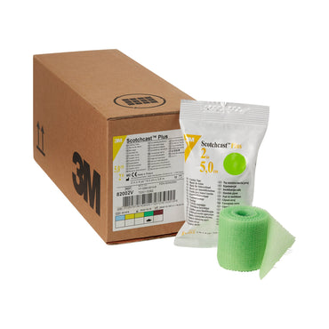 3M™ Scotchcast™ Plus Cast Tape 2 Inch X 12 Foot Fiberglass / Resin Bright Green (199241_CS)