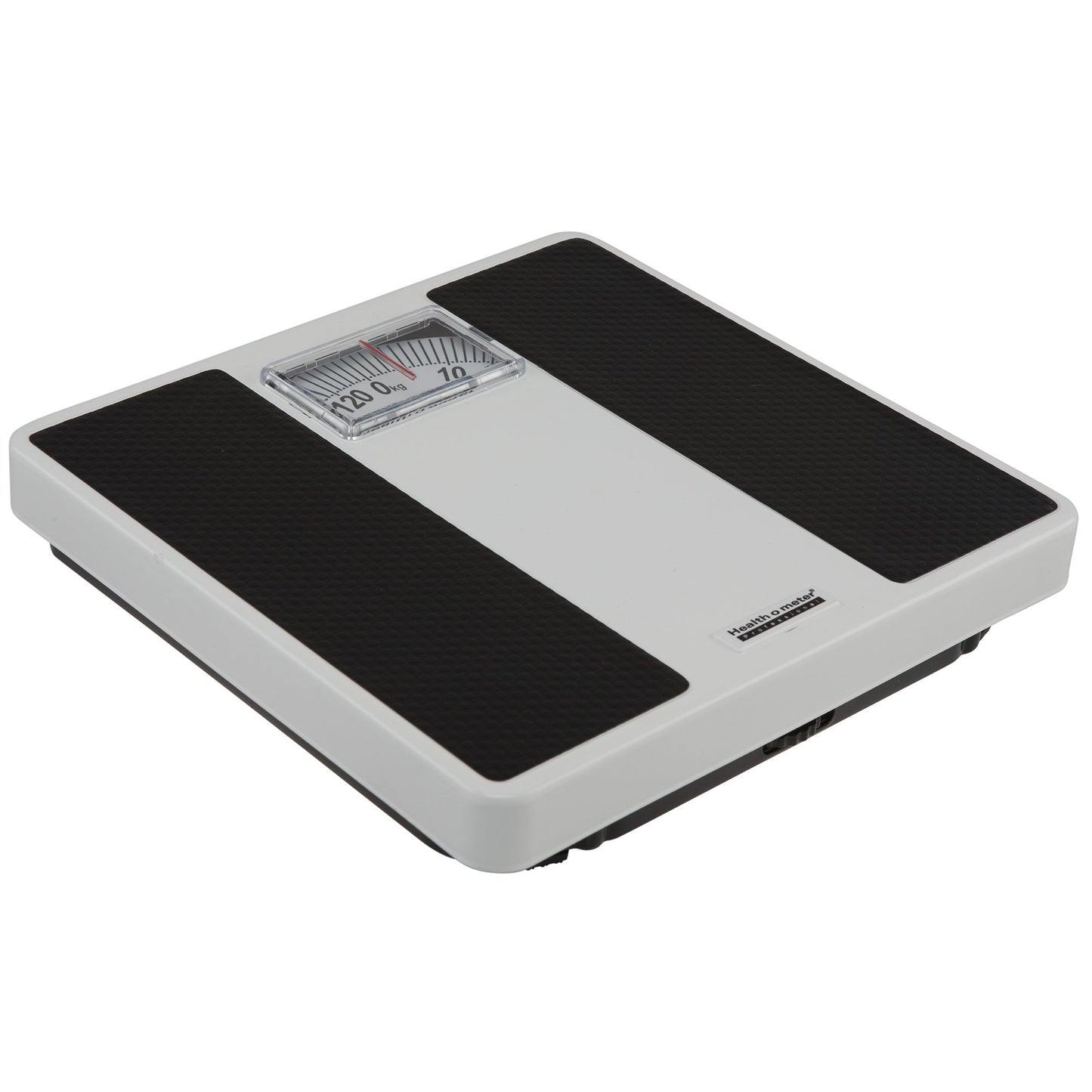 Health O Meter® Floor Scale Dial Display 270 lbs. Capacity Black / White Analog (806383_EA)