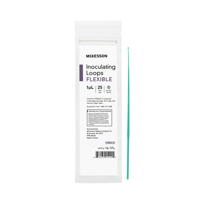 McKesson Inoculating Loop 1 µL High Impact Polystyrene Integrated Handle Sterile (1175306_BG)