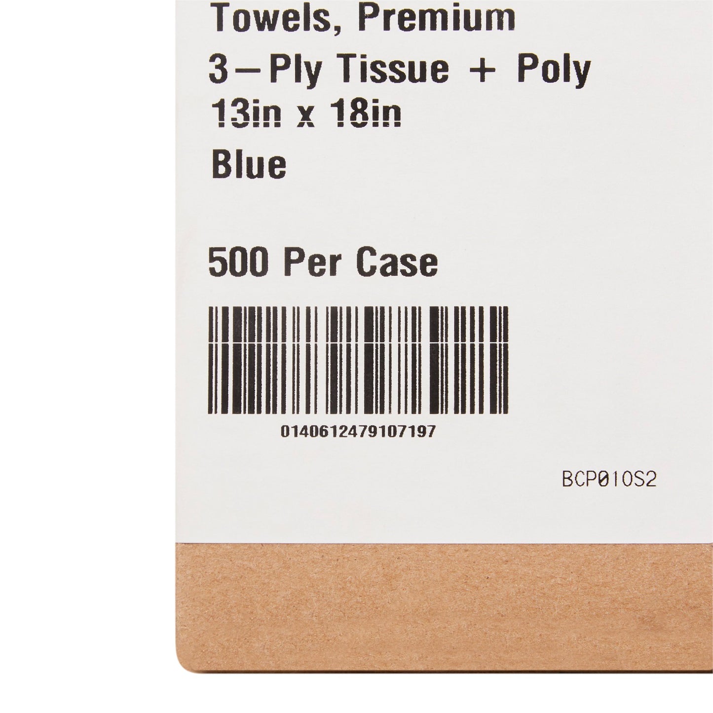 McKesson Procedure Towel 13 W X 18 L Inch Blue NonSterile (164757_CS)