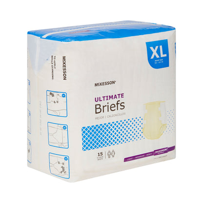 McKesson Unisex Adult Incontinence Brief X-Large Disposable Heavy Absorbency (1123846_BG)