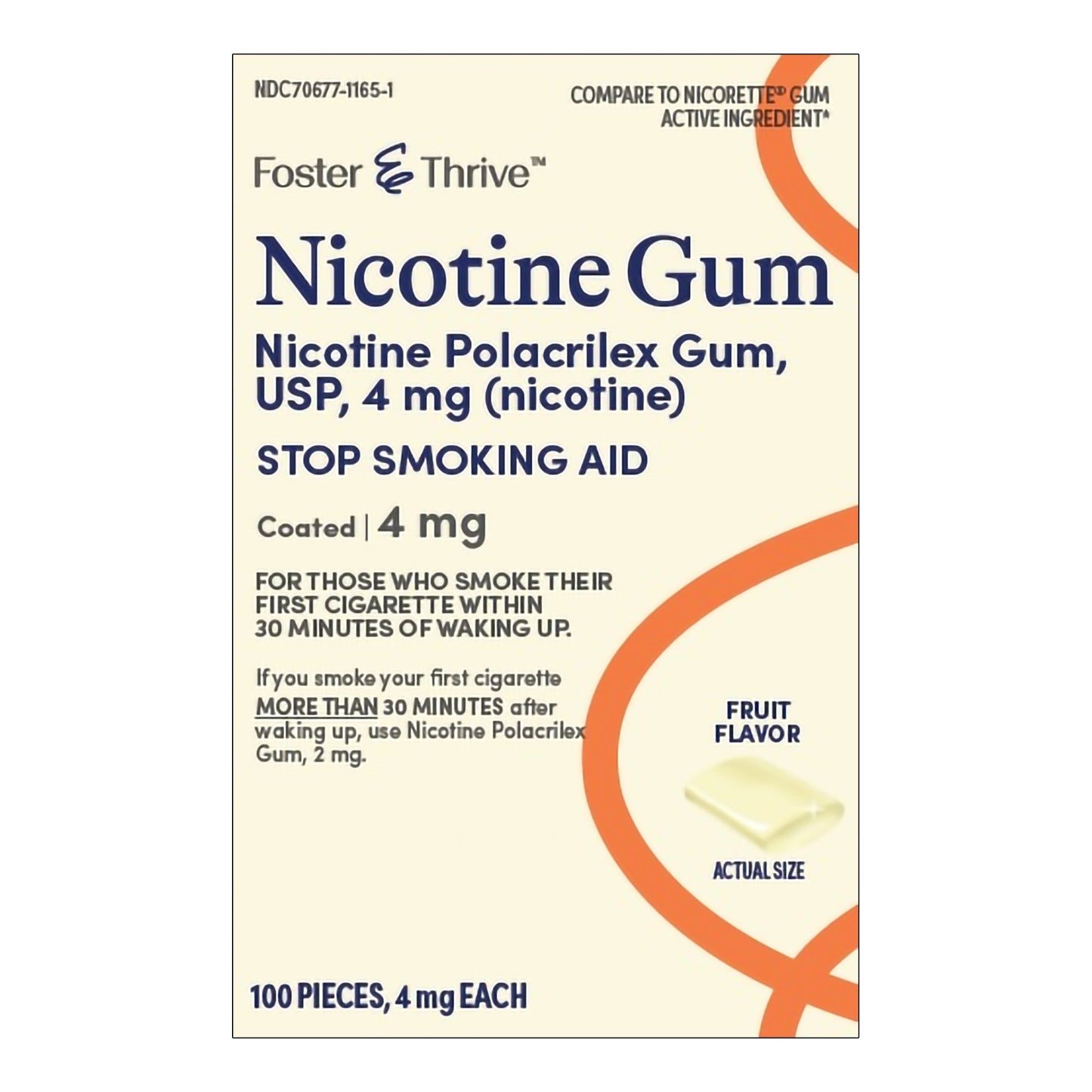 Foster & Thrive™ Stop Smoking Aid 4 mg Strength Gum (1238917_PK)