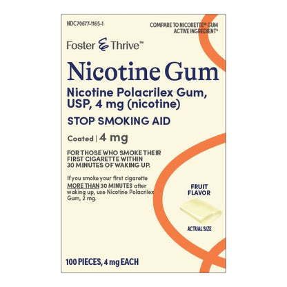 Foster & Thrive™ Stop Smoking Aid 4 mg Strength Gum (1238917_PK)