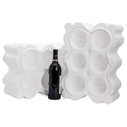6 Bottle Foam Wine Shipper Kit - 750ml (WSK746T)