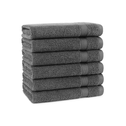Arkwright Home® Host & Home Hand Towel 16x28 Dark Grey, Case of 60 (HT-HH1628-DG-CS)