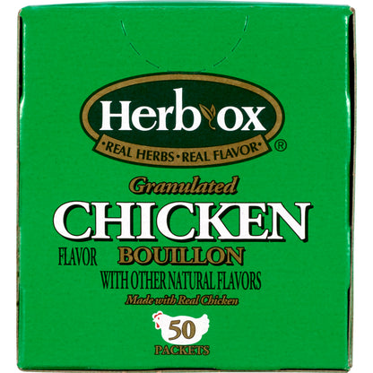 Herb-Ox® Instant Broth Chicken Flavor Liquid 7.5 oz. Individual Packet (1142002_BX)