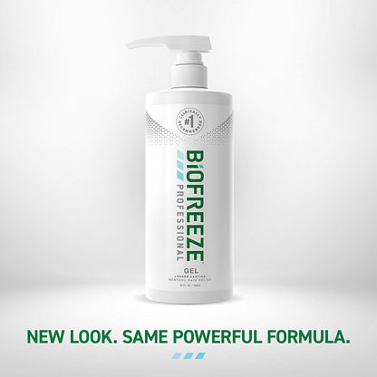 Biofreeze® Professional Topical Pain Relief 5% Strength Menthol Topical Gel 32 oz. (1027518_CS)