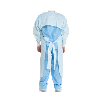 O&M Halyard Inc Chemotherapy Procedure Gown One Size Fits Most Blue NonSterile ASTM F739-12 Disposable (566770_CS)