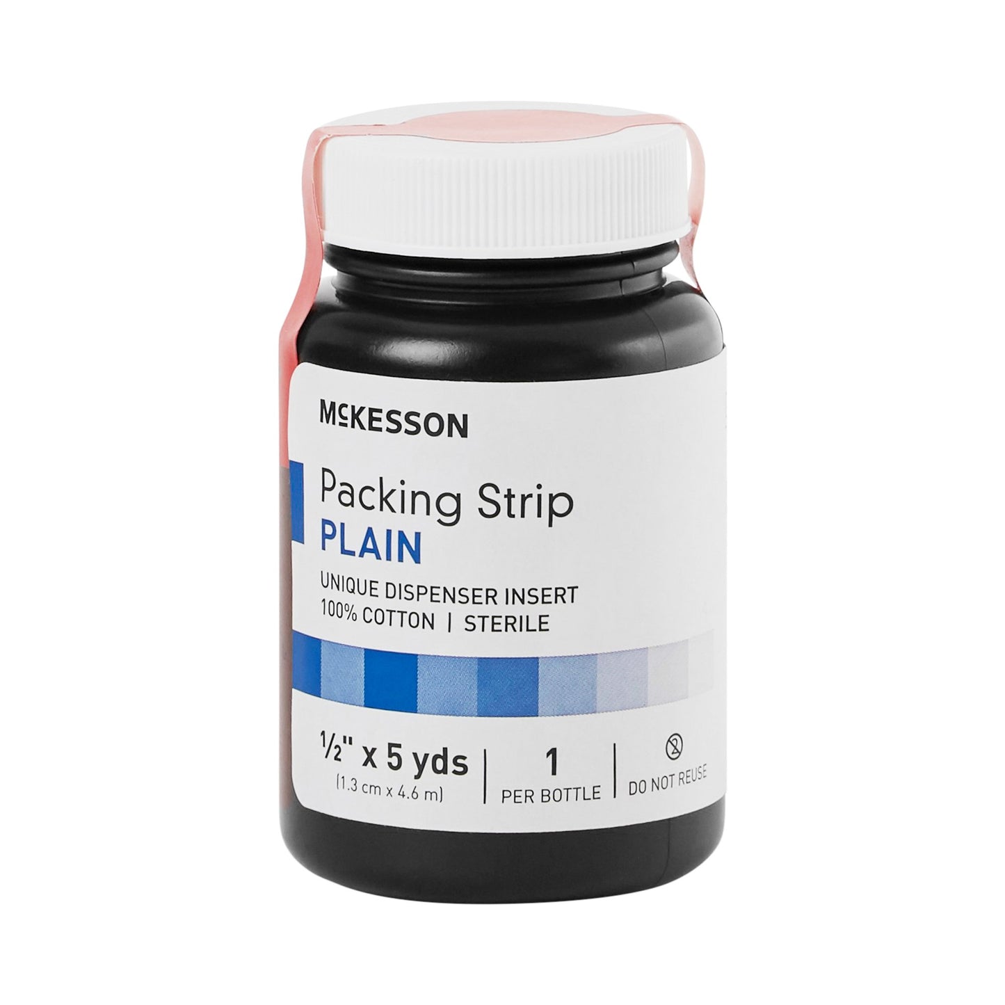 McKesson Wound Packing Strip Non-Impregnated 1/2 Inch X 5 Yard Sterile Plain (632342_CS)