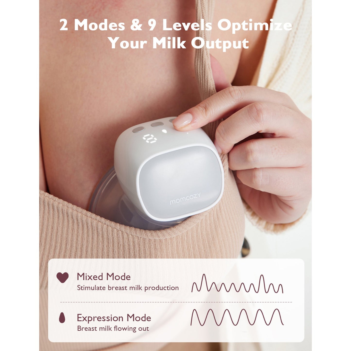 Momcozy S9 Pro-N Hands Free Double Electric Breast Pump Momcozy S9 Pro-N (1269781_EA)