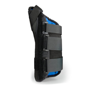 McKesson Wrist Brace with Abducted Thumb Aluminum / Foam / Spandex / Plastic Right Hand Black X-Large (1159144_EA)