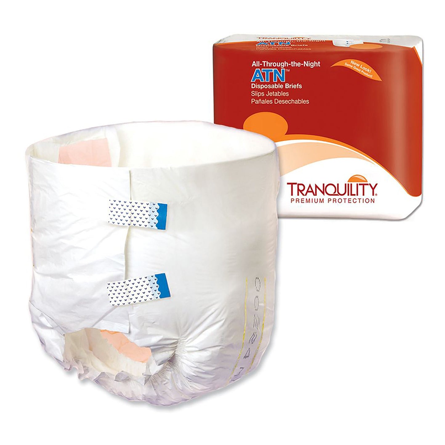 Tranquility® ATN Unisex Adult Incontinence Brief Large Disposable Heavy Absorbency (665234_CS)