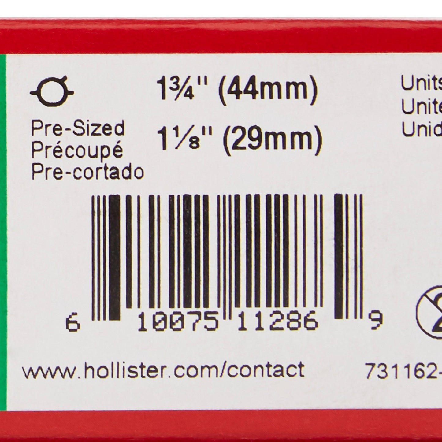 New Image™ Flextend™ Ostomy Barrier Precut, Extended Wear Adhesive Tape 44 mm Flange Green Code System Hydrocolloid 1-1/8 Inch Opening (505945_BX)