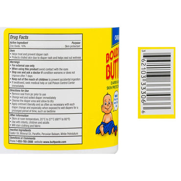 Boudreaux's Butt Paste® Diaper Rash Treatment 16 oz. Jar Scented Ointment (868450_EA)