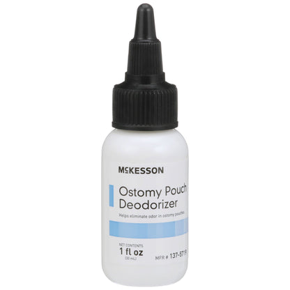 McKesson Ostomy Appliance Deodorant 1 oz., Dropper Bottle, Unscented (1081291_CS)