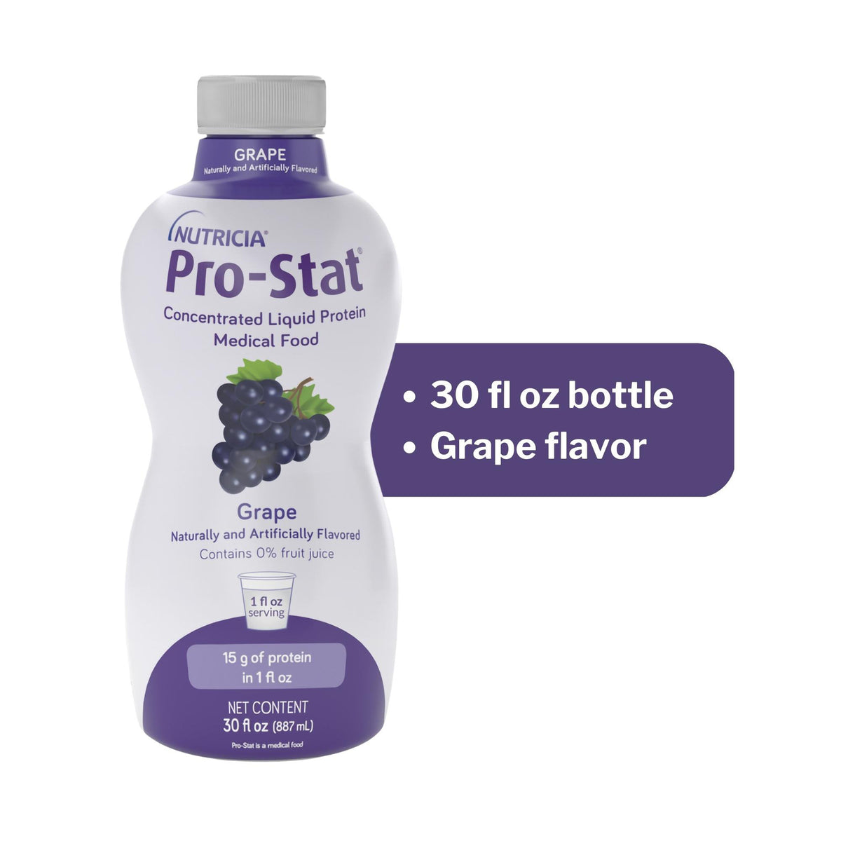 Pro Stat Active Pro-Stat® Oral Supplement Grape Flavor Liquid 30 oz. Bottle (728063_CS ...