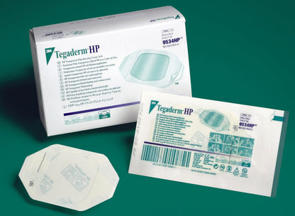 3M™ Tegaderm™ HP Transparent Film Dressing 4 X 4-3/4 Inch Frame Style Delivery Rectangle Sterile (210037_BX)