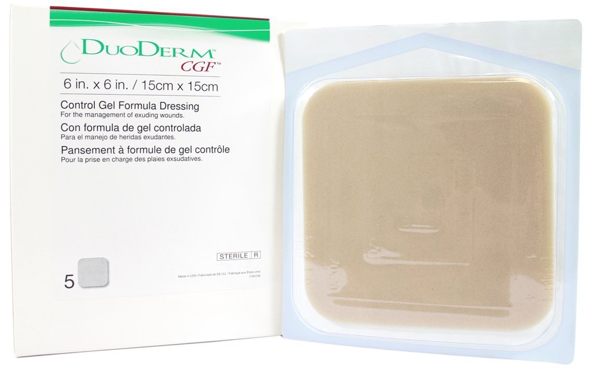 DuoDERM® CGF® Border Hydrocolloid Dressing 4 X 5 Inch Triangle (198899_EA)