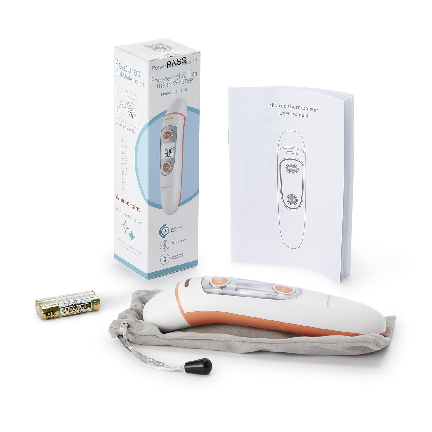 ProMed Specialties Non-Contact Skin Surface Thermometer Infrared Skin Probe (1167501_EA)