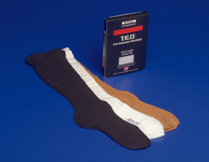 T.E.D.™ Anti-embolism Stocking Knee High Medium / Regular Black Closed Toe (520357_PR)