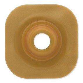 New Image™ Ostomy Barrier Precut, Standard Wear Adhesive Tape Borders 44 mm Flange Green Code System Flexwear 1 Inch Opening (1045375_BX)