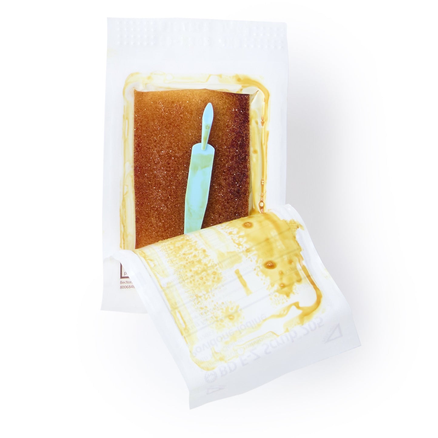 BD E-Z Scrub™ Impregnated Scrub Brush Polyethylene Bristles / Sponge Brown (227740_BX)