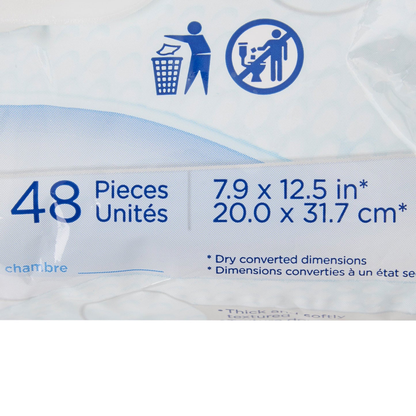 TENA ProSkin™ Ultra Personal Cleansing Wipe Soft Pack Unscented 48 Count (931642_CS)