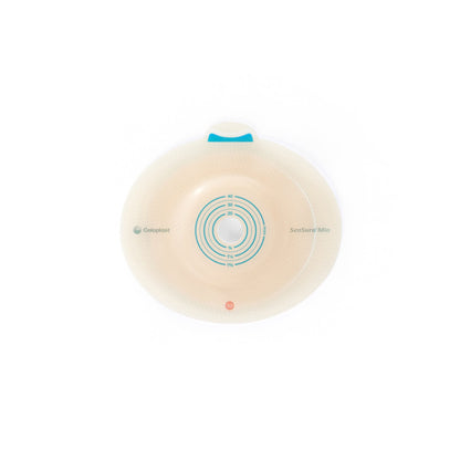 SenSura® Mio Convex Ostomy Barrier Trim to Fit, Extended Wear Elastic Adhesive 50 mm Flange Red Code System 15 to 40 mm Opening (995411_BX)