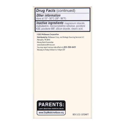 Foster & Thrive™ Cold and Cough Relief 400 mg - 20 mg Strength Tablet 50 per Box (1235099_BX)