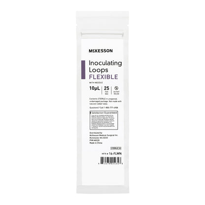 McKesson Inoculating Loop with Needle 10 µL ABS Integrated Handle Sterile (1175311_CS)