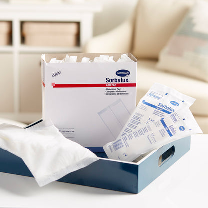 Sorbalux® ABD Abdominal Pad 5 X 9 Inch 1-Ply Sterile 1 per Pouch (625306_CS)