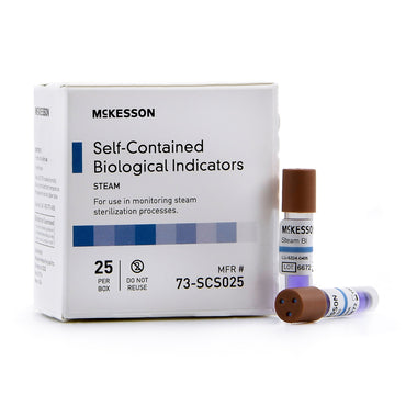 McKesson Sterilization Biological Indicator Vial Steam (524877_BX)