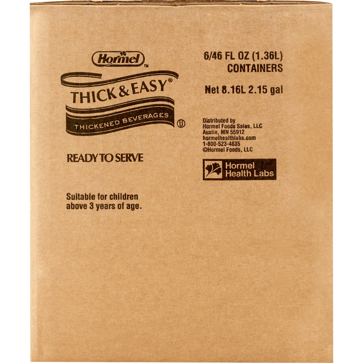 Thick & Easy® Thickened Beverage 46 oz. Bottle Orange Flavor Liquid IDDSI Level 3 Moderately Thick/Liquidized (797172_EA)