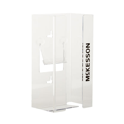 McKesson Glove Box Holder Horizontal or Vertical Mounted 1-Box Capacity Clear 4 X 5-1/2 X 10 Inch Plastic (464711_EA)