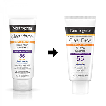 Neutrogena® Clear Face Sunscreen SPF 50 Lotion 3 oz. Tube (1193256_EA)