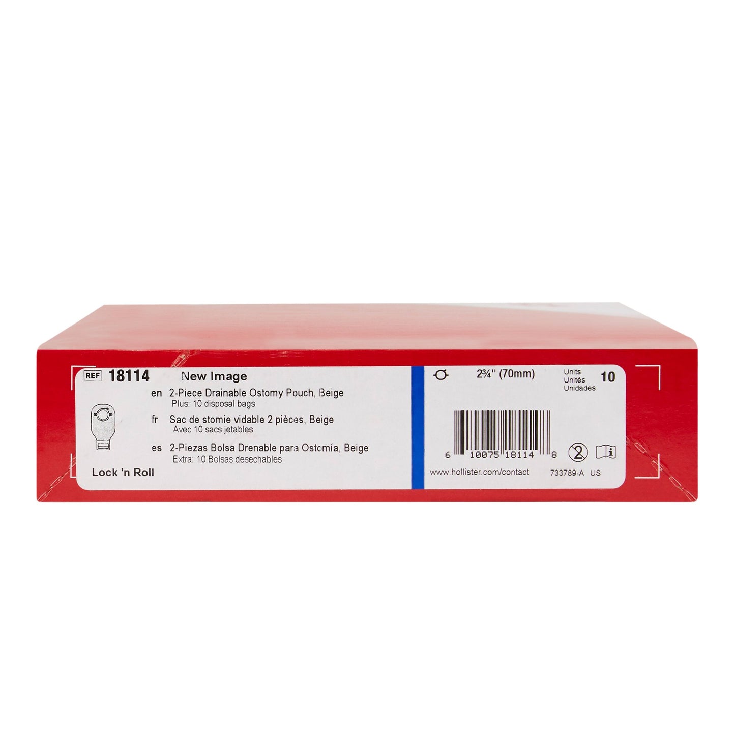 New Image™ Colostomy Pouch Two-Piece System 12 Inch Length Drainable (474558_BX)