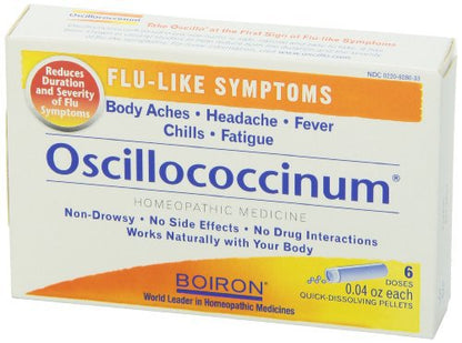 Oscillococcinum® Cold and Cough Relief 200 CK HPUS Strength Sublingual Pellet 6 per Box (833210_EA)