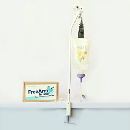 FreeArm® Muscle Feeding Tube / Infusion Bag Holder White (1212862_EA)