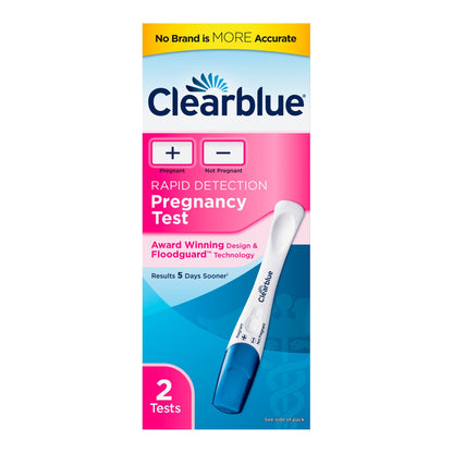 Clearblue® Reproductive Health Test Kit hCG Pregnancy Test 2 Tests CLIA Waived (1077648_BX)
